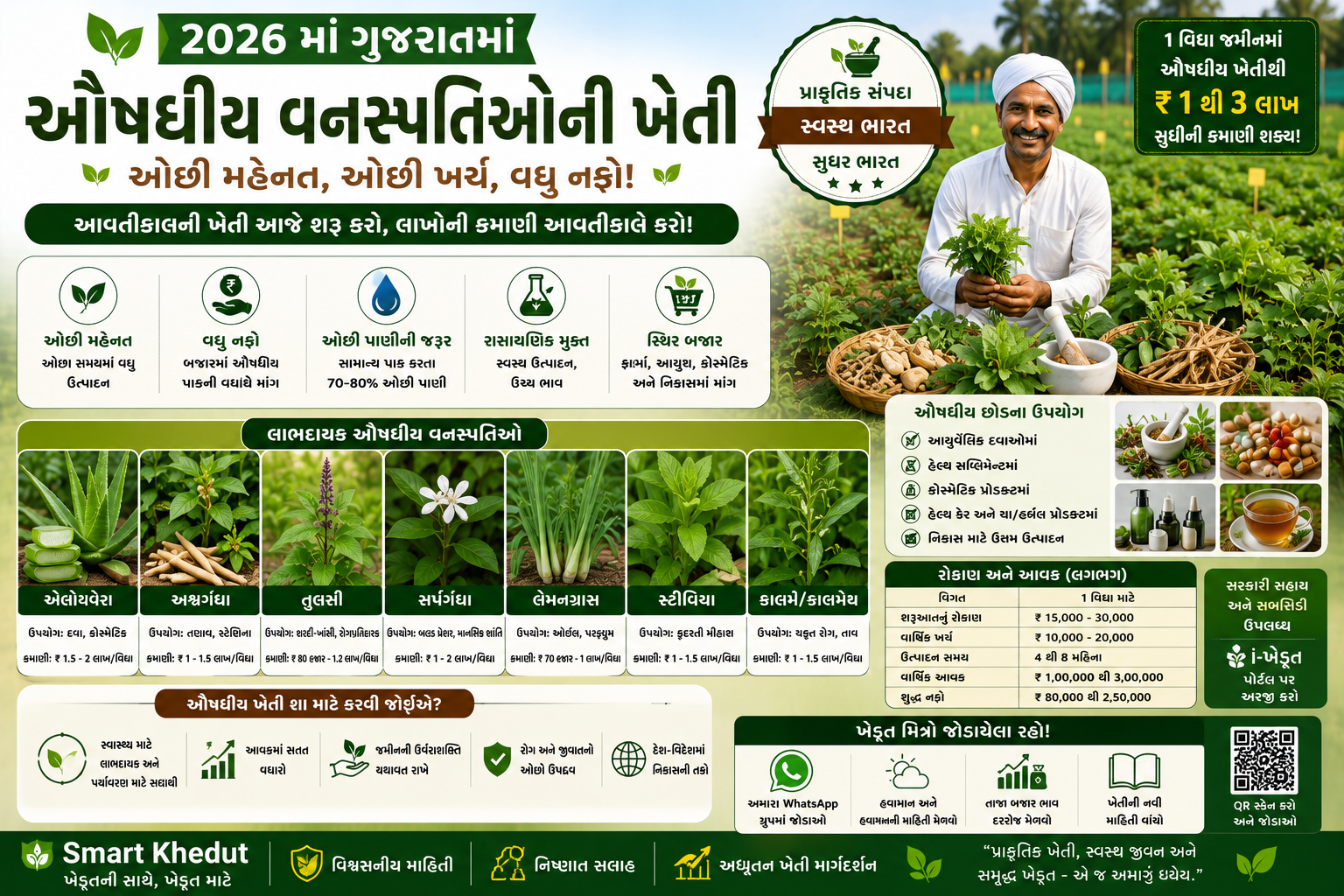 ઔષધીય છોડની ખેતી