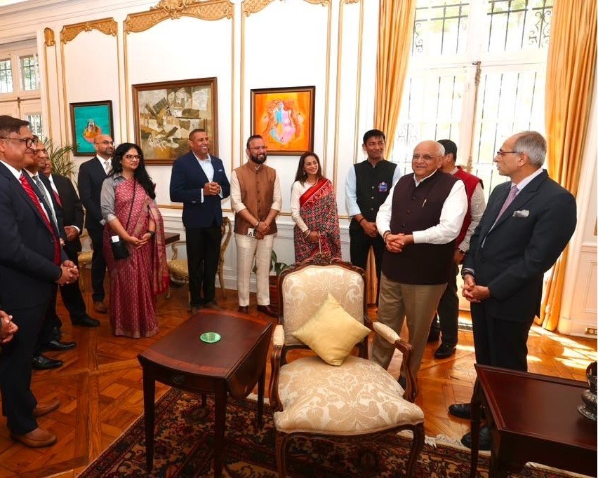 Gujarat Eyes Global Manufacturing, Tech Partnerships as CM Bhupendra Patel Meets Diaspora in US