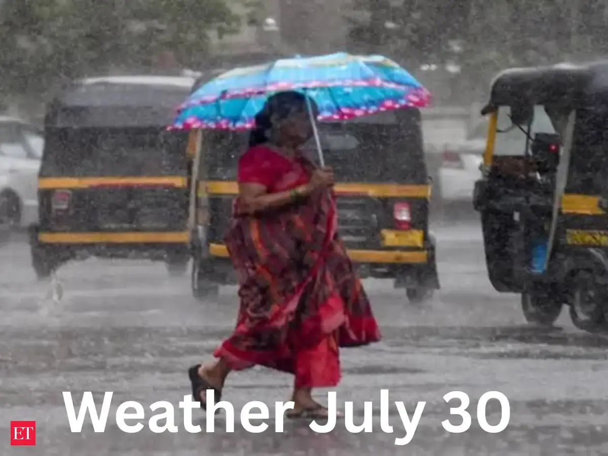 Weather Tomorrow, July 30: Rain Alert for UP, Bihar, Delhi, Rajasthan, Maharashtra and Karnataka; IMD warns of heavy showers across states
