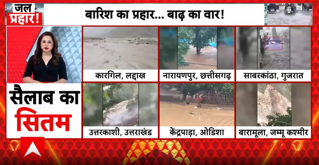 Weather News: Heavy Rain Triggers Floods, Landslides and Rising Rivers Across Multiple Indian States