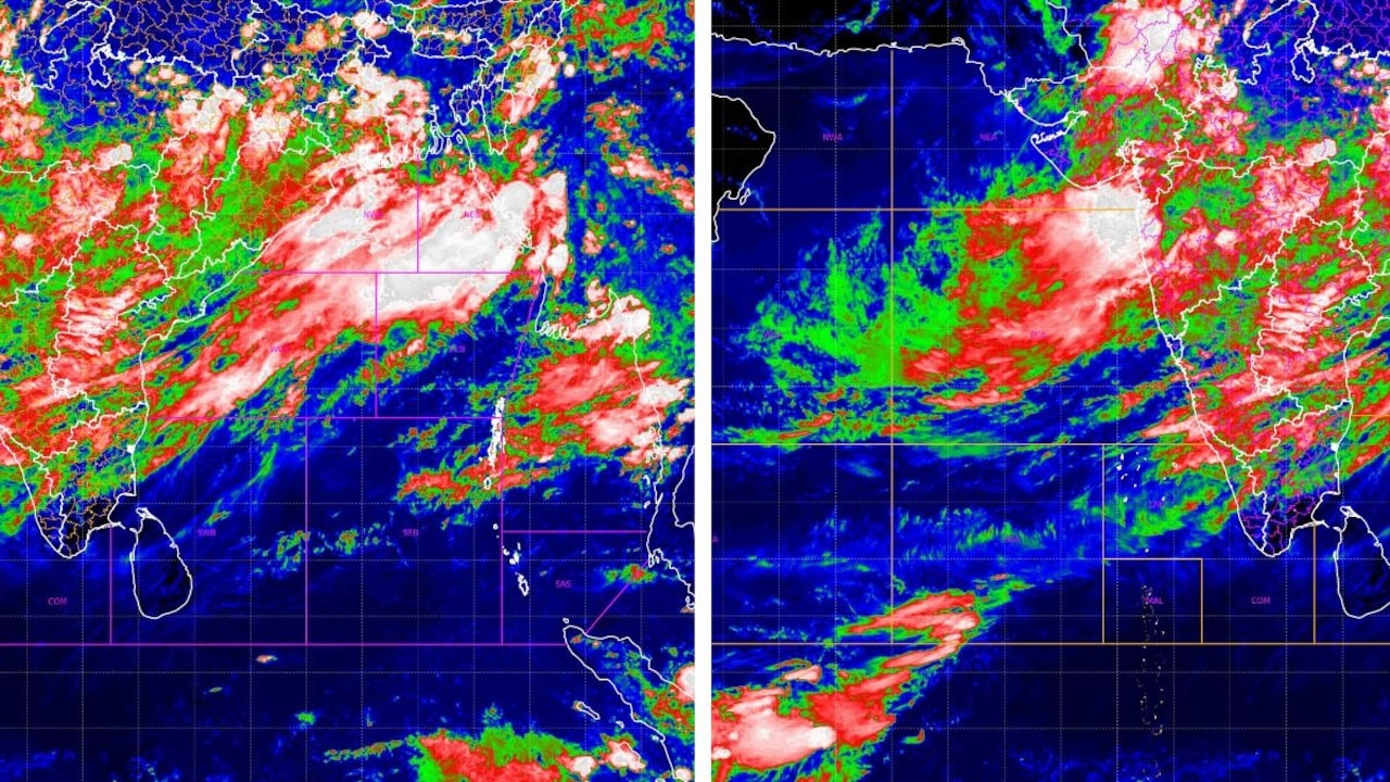 5 systems over Bay of Bengal, Arabian Sea revive monsoon rain, Isro images show