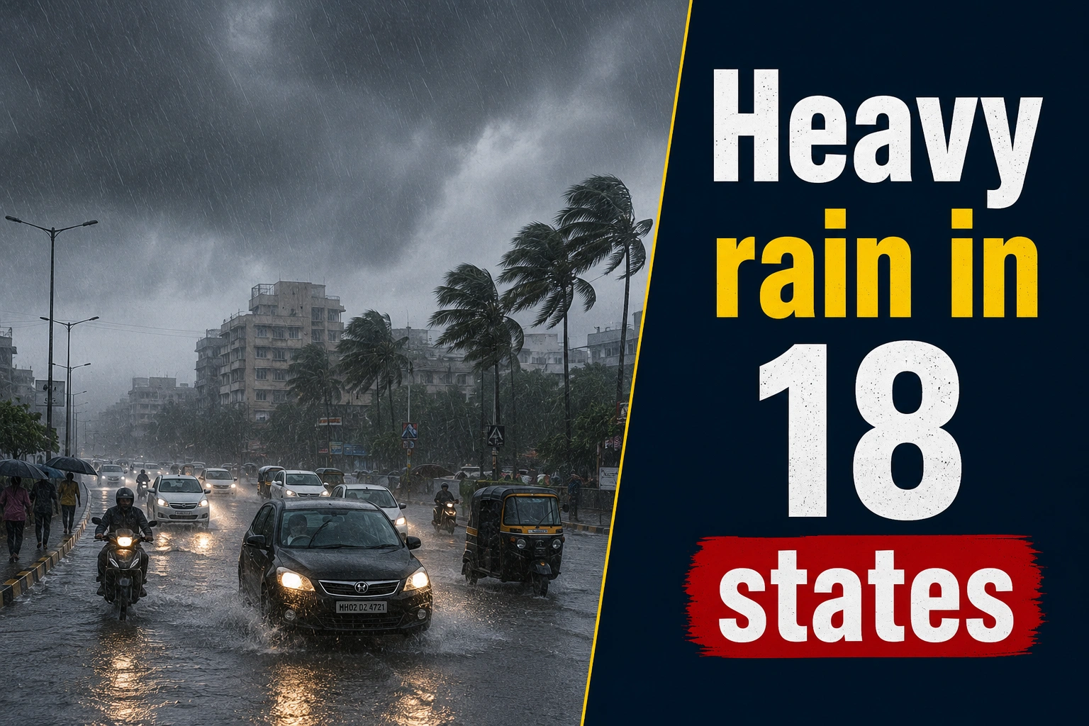 Heavy Rain Alert: IMD issues heavy rain, storm alert in these 18 states, know the weather condition