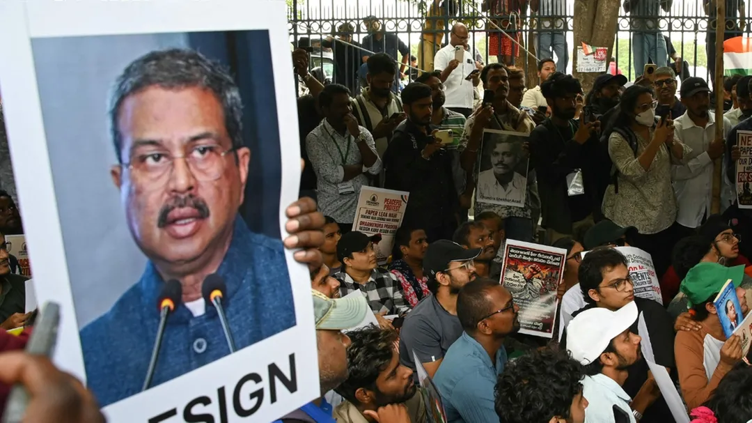 Will Dharmendra Pradhan resign? Education Minister meets Amit Shah as protesters demand his exit