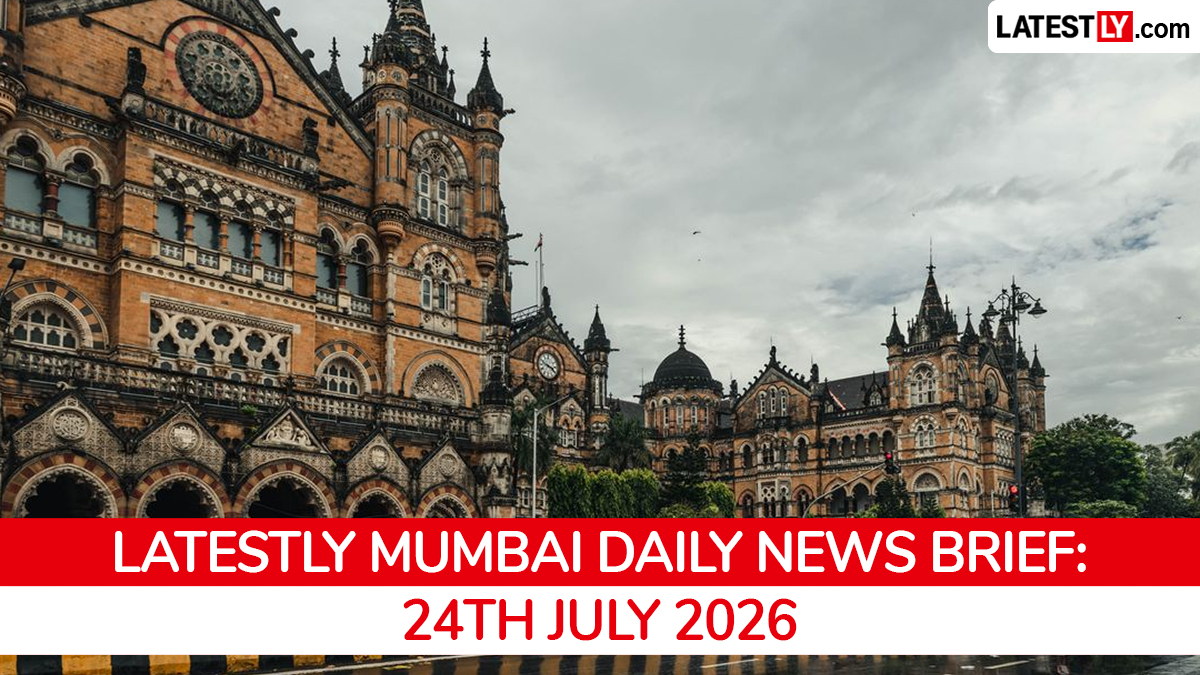 Mumbai Latest News Today on July 24th, 2026: Rain Alerts, NEET Protests & Coastal Road Crash