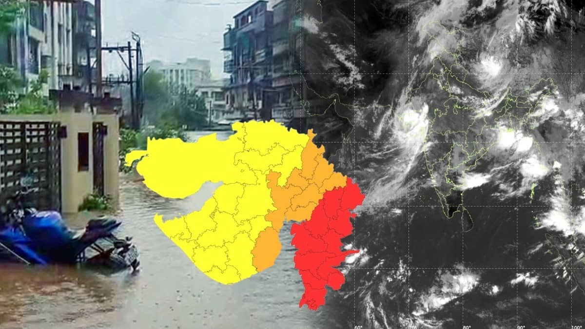 Red Alert In Gujarat: Dangerous Stationary Vortex Sparks Flood Fears Across Saurashtra, Ahmedabad; Next 24 Hours Critical- What Is It
