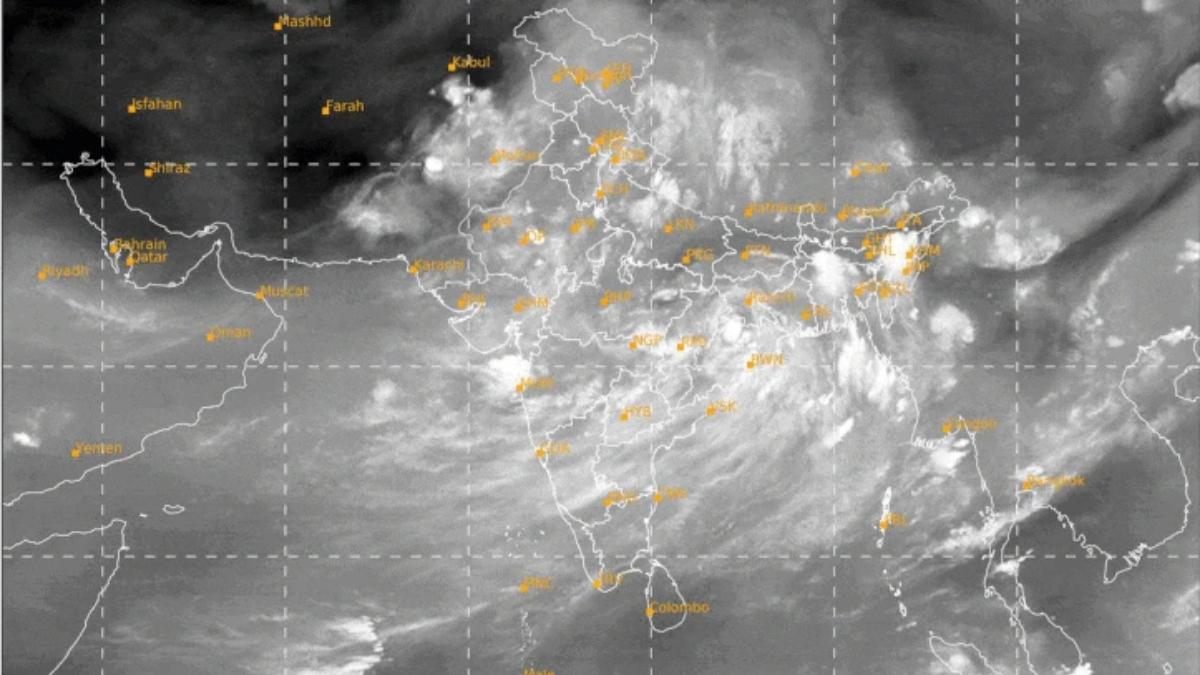 ISRO’s Monsoon Cloud Satellite Images Show India Covered In Dense Rain Clouds