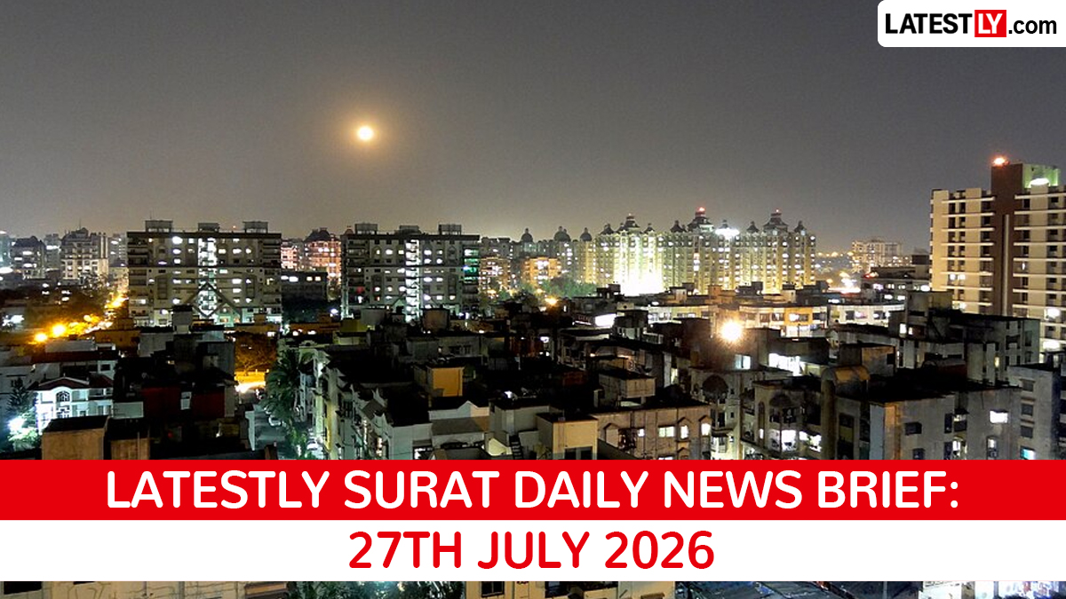 Surat Latest News Today on July 27th, 2026: Flood Alert, Space Diamonds & Kargil Diwas Rally