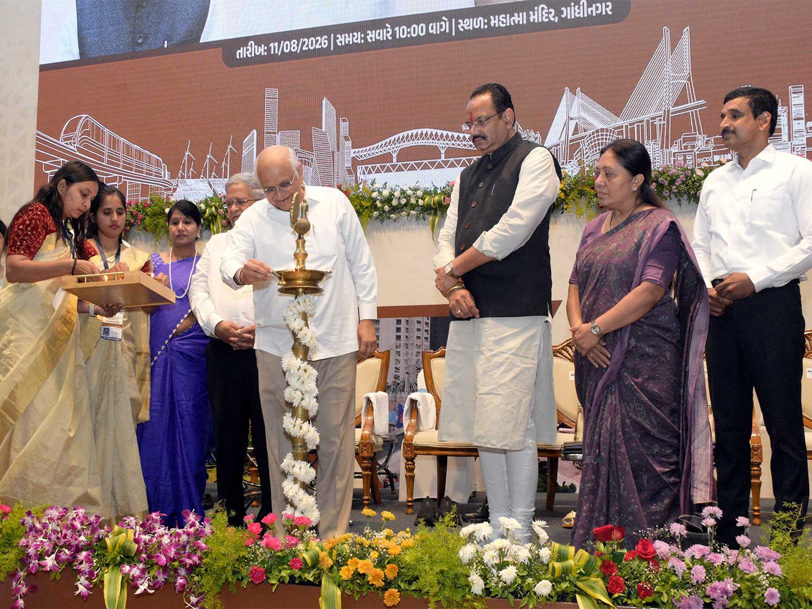 Gujarat CM Patel distributes Rs 3,850 crore to municipal bodies for development