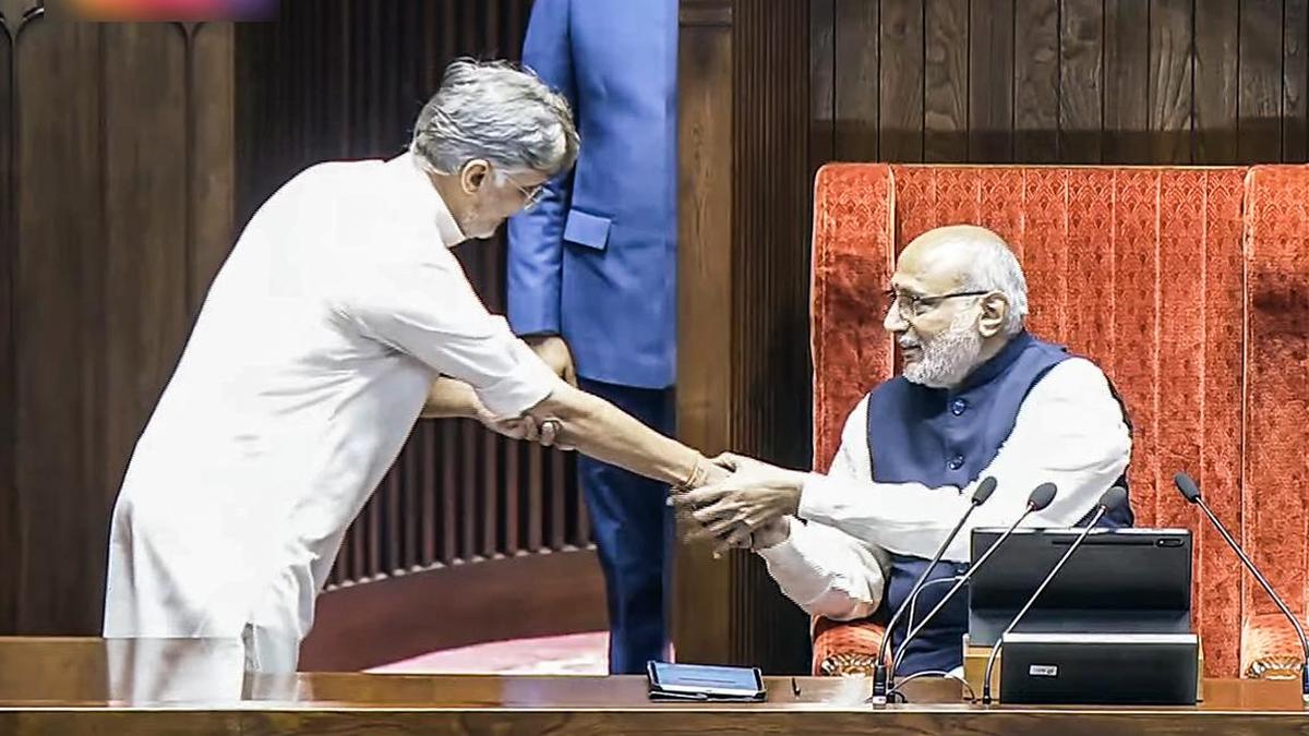 Nine Newly Elected Members Take Oath in Rajya Sabha