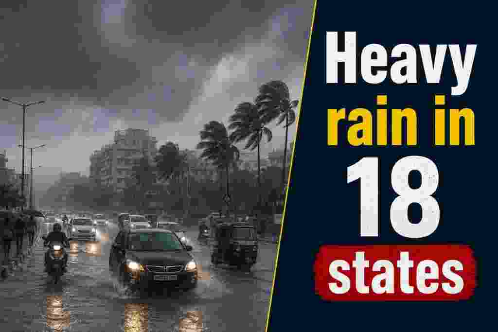 IMD Heavy Rain Alert Today: Red Alert Issued for Rajasthan, Gujarat, and Maharashtra