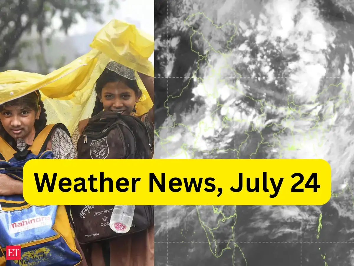 Weather Tomorrow, July 24: What will weather be like in Mumbai, Delhi, Bengaluru, Chennai, Kolkata, Hyderabad, Ahmedabad & other cities? Check IMD's rain forecast
