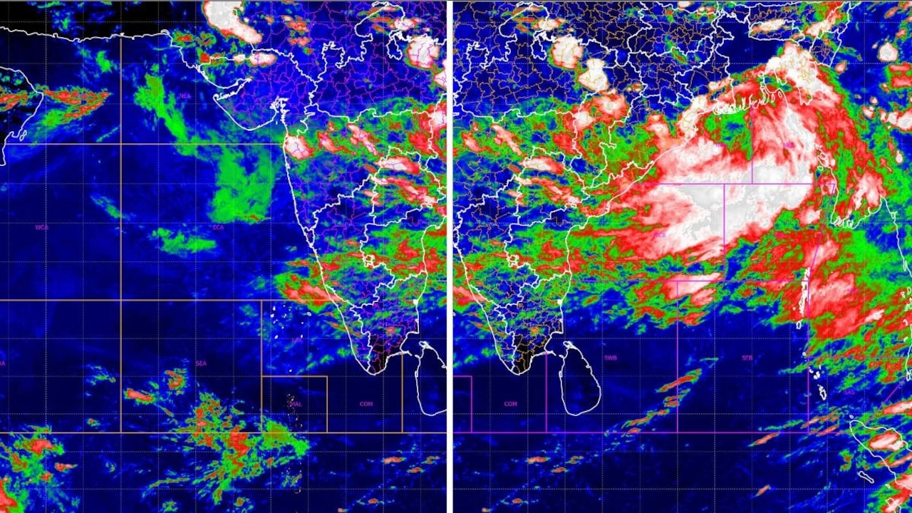 How Bay of Bengal and Arabian Sea twin vortices will drench India till July end