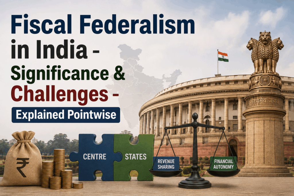Fiscal Federalism in India – Significance & Challenges – Explained Pointwise