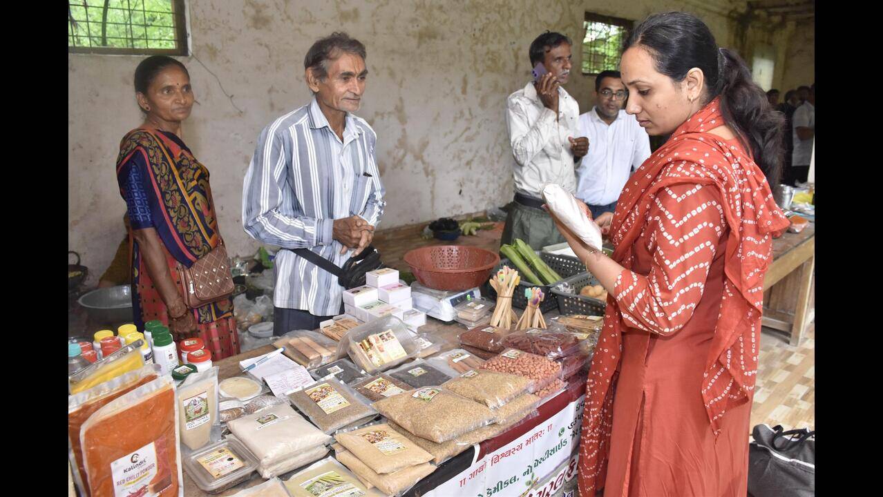 Junagadh’s Sunday market: Building bond with chemical-free food