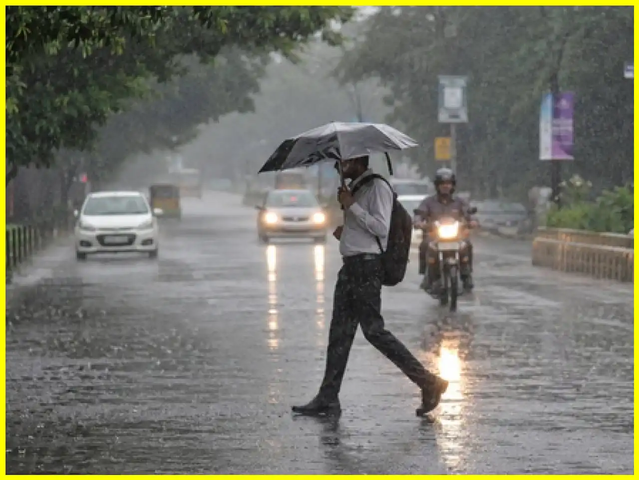 Monsoon Rain Belt Covers Most of India