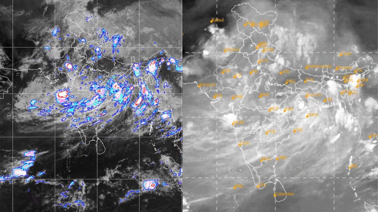 IMD monsoon update 2026: Satellite images reveal cloud cover over entire India as heavy rain alert issued