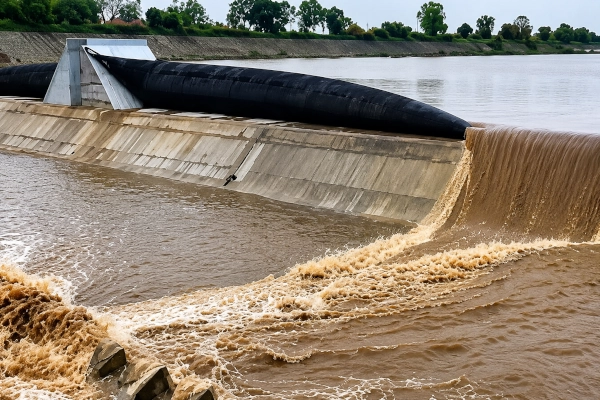 Gujarat’s First Air-Filled Rubber Dam: A Flexible New Approach to Water Storage and Irrigation