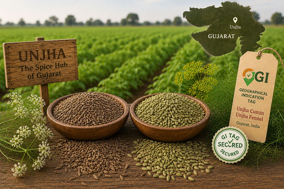 Unjha Cumin and Fennel Secure GI Tag, Strengthening Gujarat’s Global Spice Credentials